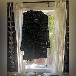 ZARA Trafaluc Collection flannel print shirt dress. Light weight